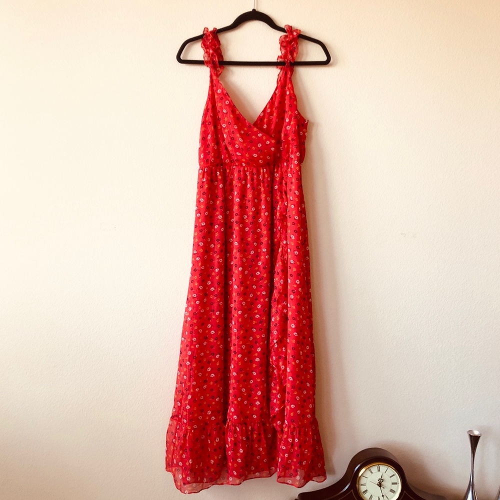 Madewell Ruffle-Strap Dress Prairie